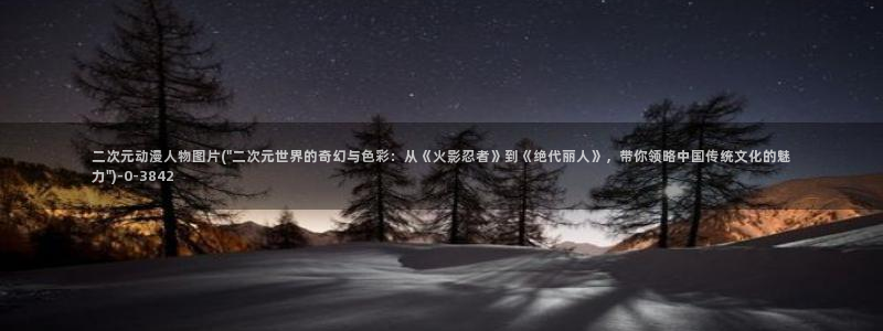 耽美动漫:二次元动漫人物图片(\
